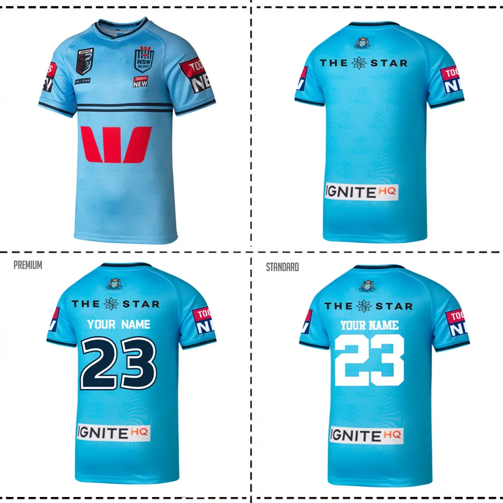 

NSW Blues 2023 Men's Home Jersey 2023/24 NSW BLUES STATE OF ORIGIN JERSEY RUGBY TRAINING JERSEY SHORTS size S-5XL