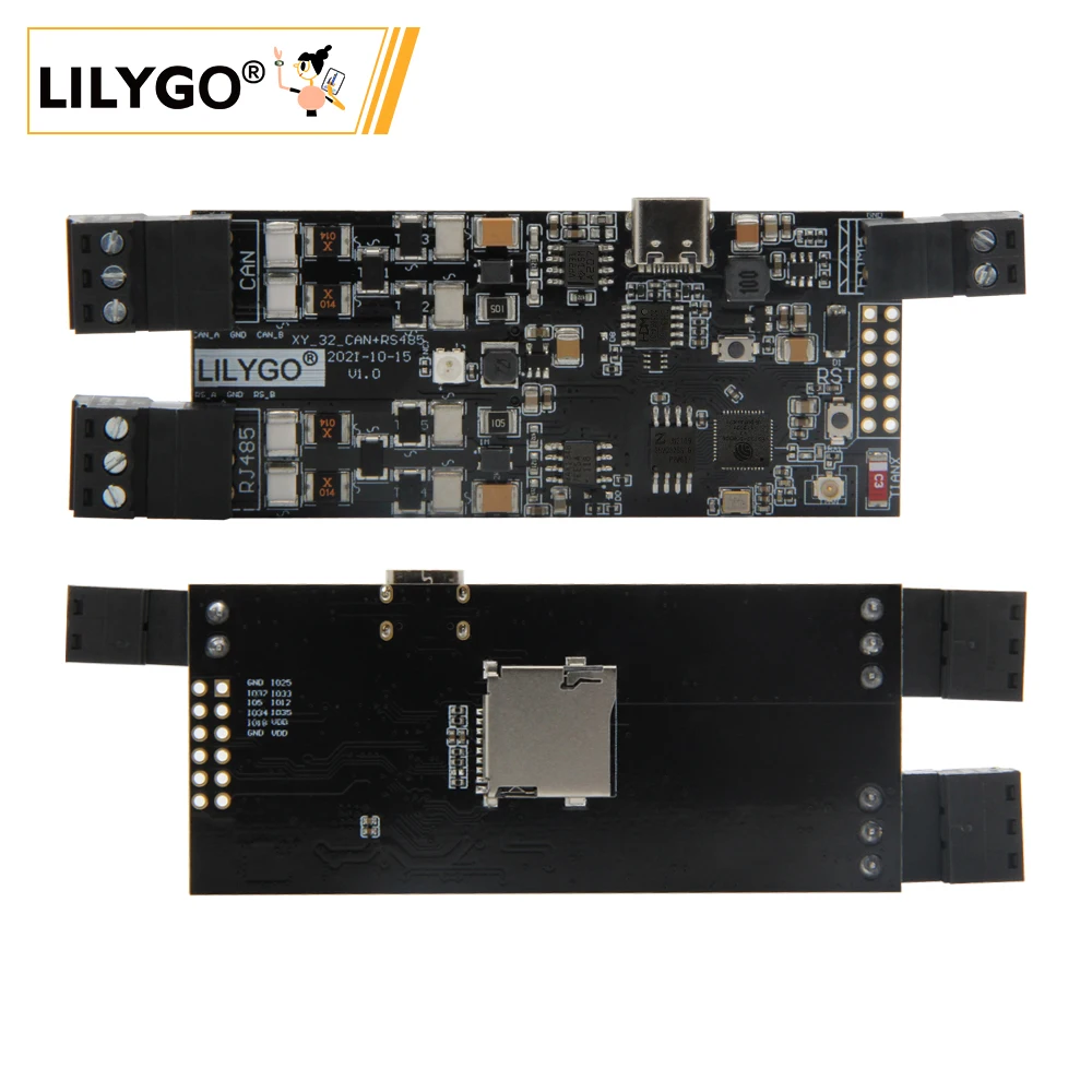 

TTGO T-CAN485 ESP32 CAN RS-485 support TF card