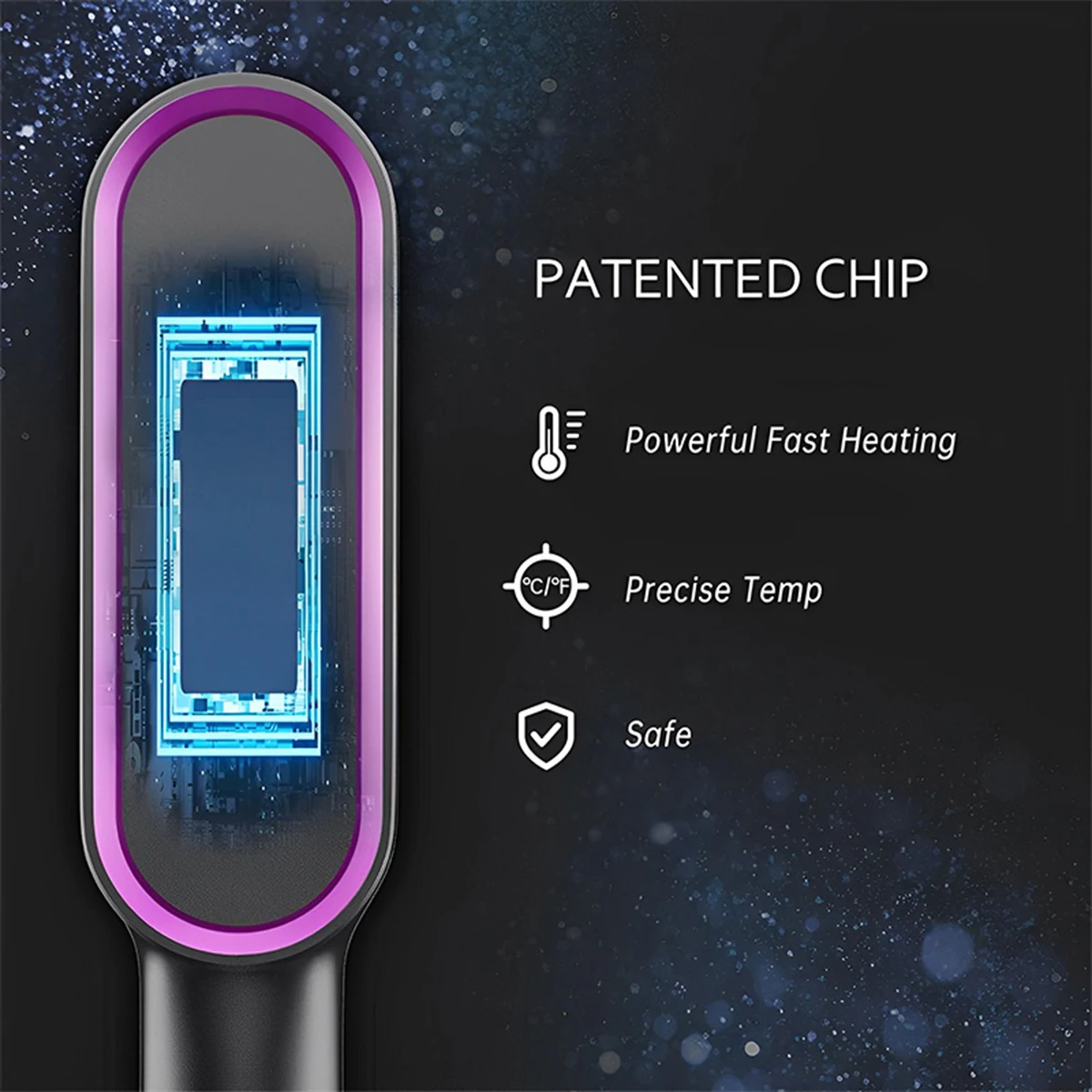 Перезаряжаемый выпрямитель для волос расческа с европейской вилкой инструмент