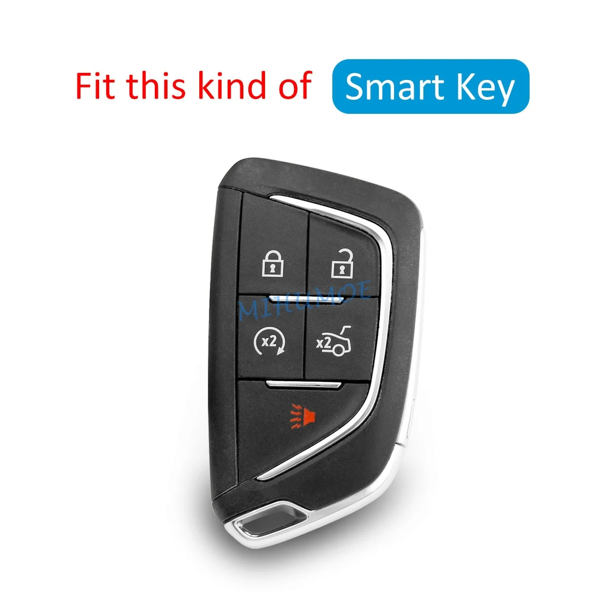 Для Cadillac CT4 CT5 2020-2024/Lriq XT4 2024 черный прозрачный автомобильный пульт дистанционного