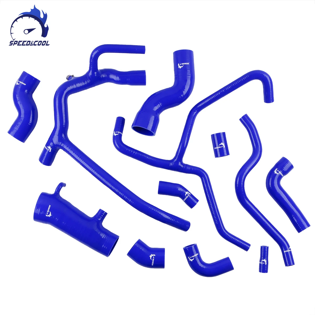 

SPEED & COOL для Land Rover Discovery 2 TD5 1999-2004 годов, автомобильный силиконовый радиатор + впускной + интеркулер, полный полный комплект, шланг-труба