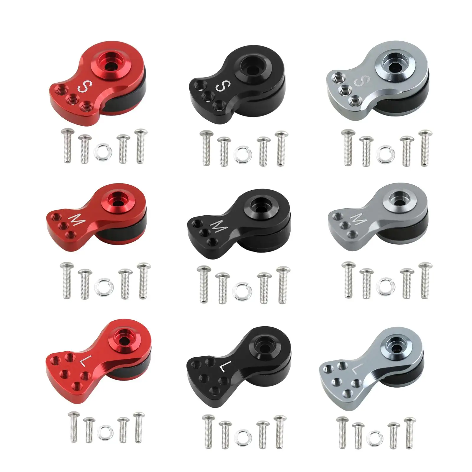 

Adjustable Servo Saver Accessory Steering Arm Rocker Upgrade Parts Server 25T Alloy Aluminum for Boat Buggy Helicopter Truck