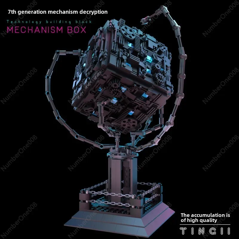 Коробка для расшифрования органов строительный блок головоломка сжигание мозга