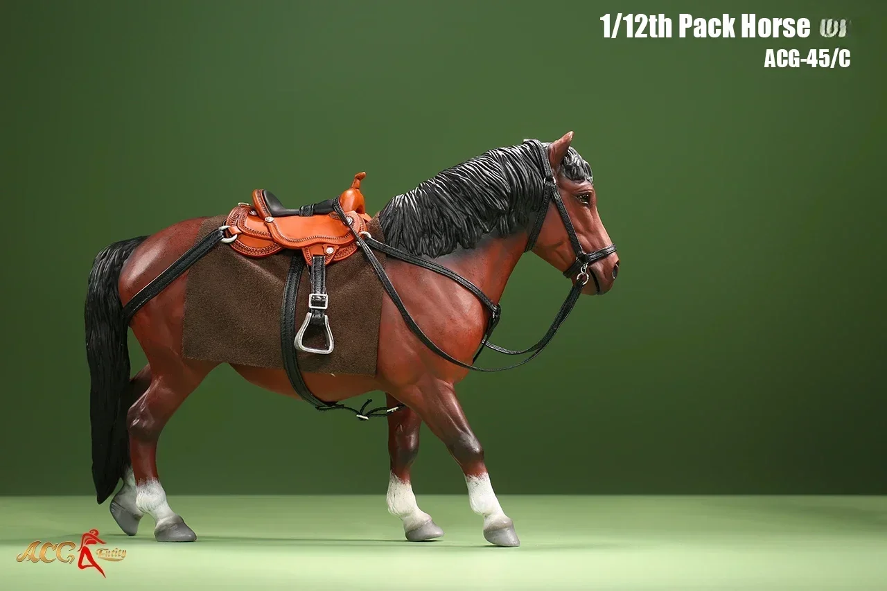 Фигурка в масштабе 1/12 имитация боевой лошади статическая упаковка модель