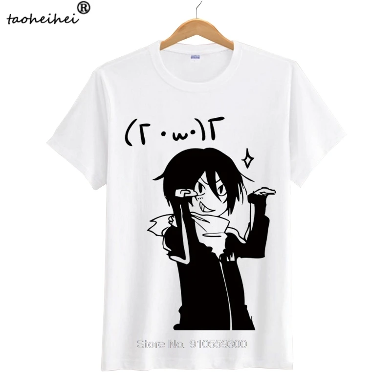Аниме Noragami Yato футболки с коротким рукавом Косплей костюмы мужские женские Топы