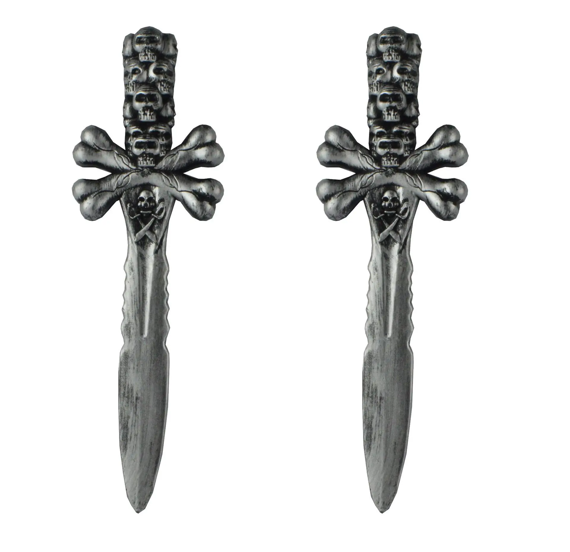 

Halloween Party Plastic Pirate Knife Weapons Photo Props Ghost Bones Sword Boys Girls Lightweight Safety