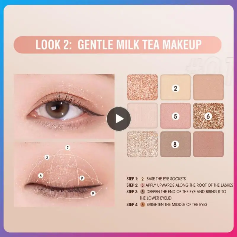 

Waterproof Nine Palace Grid Anti Pollution Eye Shadow 9 Colors Earth Color System Fashion Palette Beauty Makeup Cosmetics