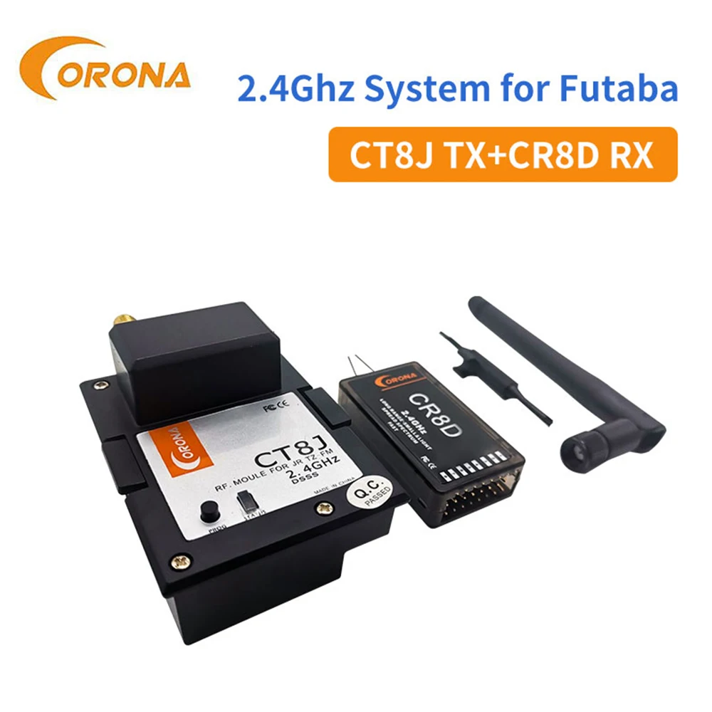 Трансмиттер CORONA CR8D и CT8J V2 DSSS, 2,4 ГГц