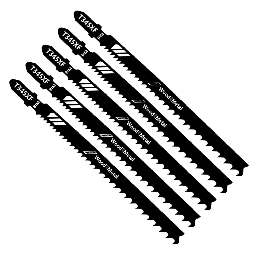 

5pcs T345XF Reciprocating Saw Blades 5.11inch Jigsaw Blades Cutting Wood Plastic For Cleaning Speed Curve Cutting Rolling