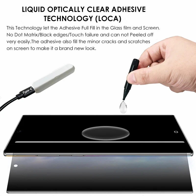 Жидкое УФ-стекло с клеем для Oneplus 12 11 10 Pro Защитная пленка экрана oneplus 11R 7 8 9 Ace 3 2
