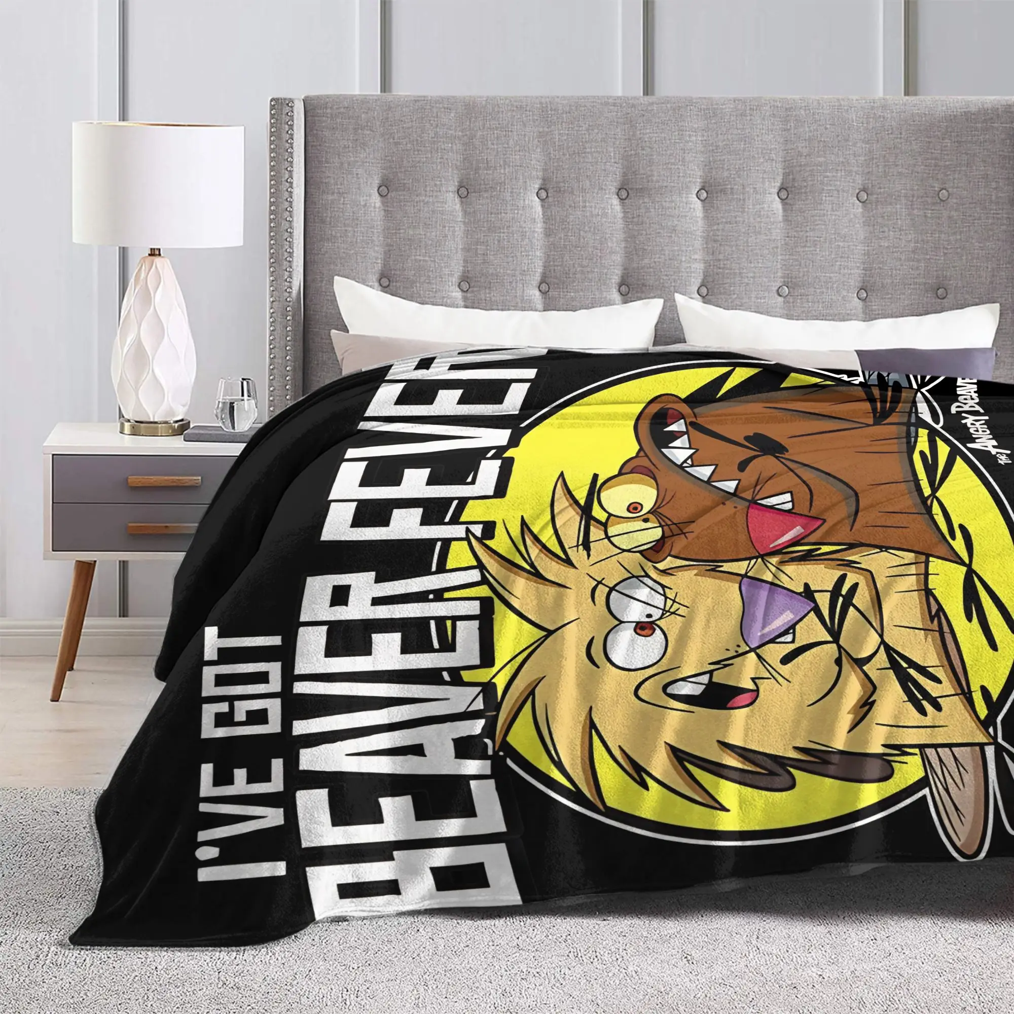 Angry Beavers Daggett & Norbert Feverish Легкие тонкие фланелевые пледы, удобные подарочные покрывала, постельные пледы. (art.: 3920dced00e5b) - 3920dced00e5b
