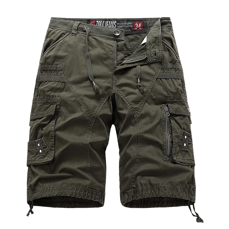 

Cargo Shorts Mens Summer Outdoor Military Tactical Fashion Multi Pocket Loose Short Men Casual Cotton Short Pants Streetwear