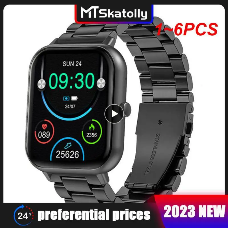 

1~6PCS P20 Plus 2023 Smartwatch 1.83 inch Calling 100+ Sport Models Heart Rate Sleep Monitor Smart Watch For Men Women