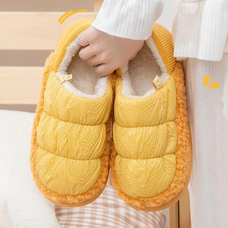 

Booties Woman Winter 2022 Female Cotton Shoes Anti-skid Snow Boot Wind and Cold Protection Keep Warm Fur Women's Ankle Boots