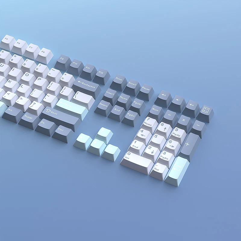 Колпачки Для Клавиш USLION 126 Шт. Механическая Клавиатура Cherry MX PBT Прочные