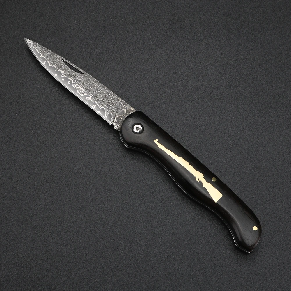 Складной нож XUAN FENG Дамасская сталь VG10