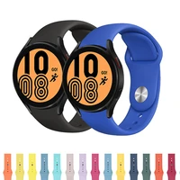 20mm 22mm silicone bracelet for samsung galaxy watch 43active 2huawei watch 42mm watch strap wristband for amazfit bip correa
