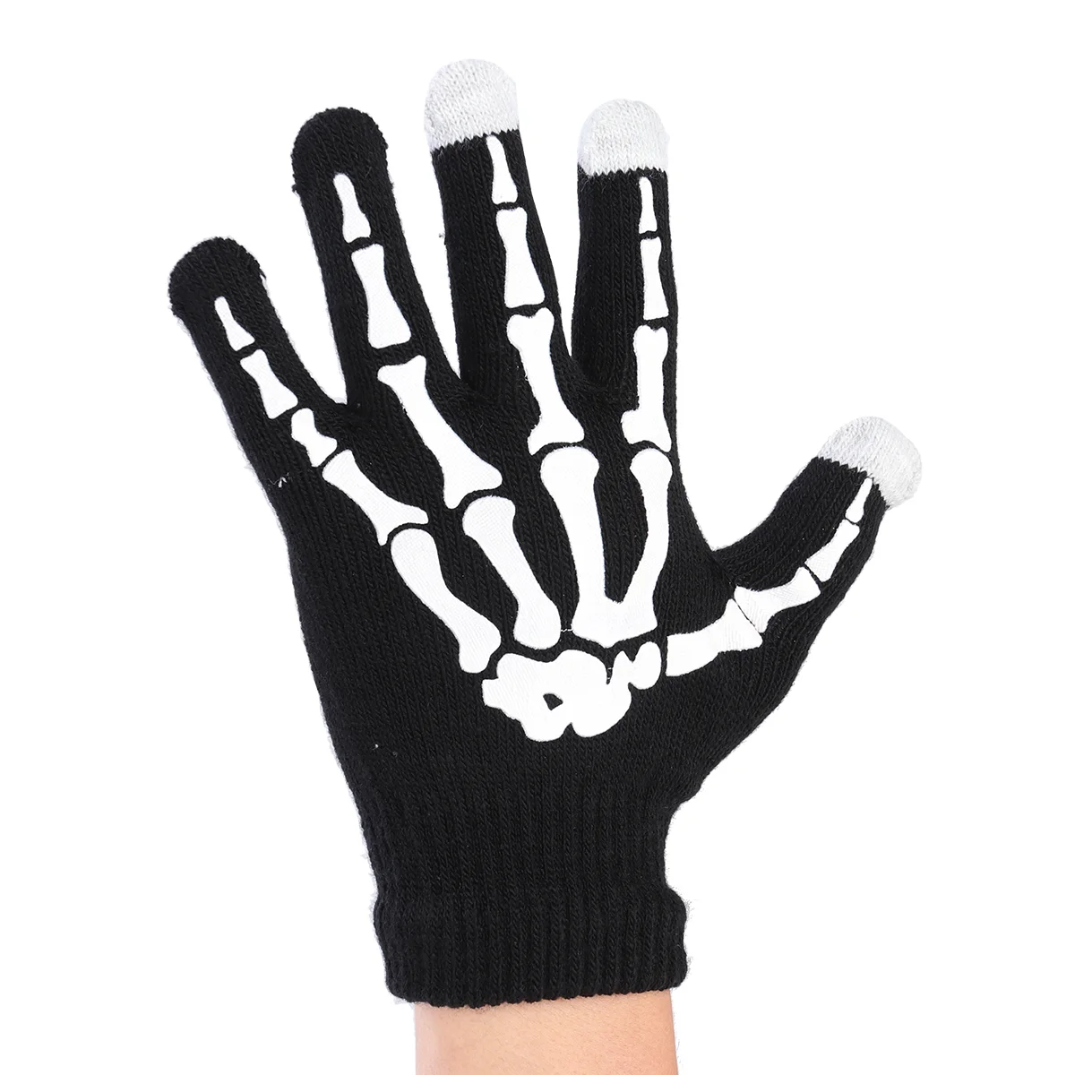 

2PCS 1Pair Practical Full Finger Touchscreen Premium Durable Knit