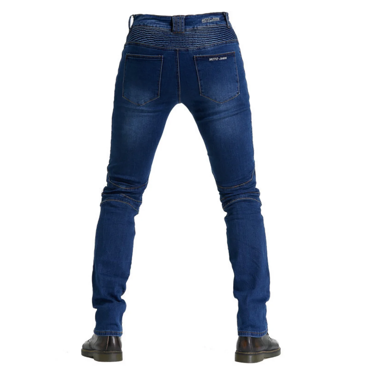 Heavy-duty Work Clothes Tough Men Motorcycle Racing Riders Straight Jeans Fall-proof Cross-country Motorcycle Riding Pants