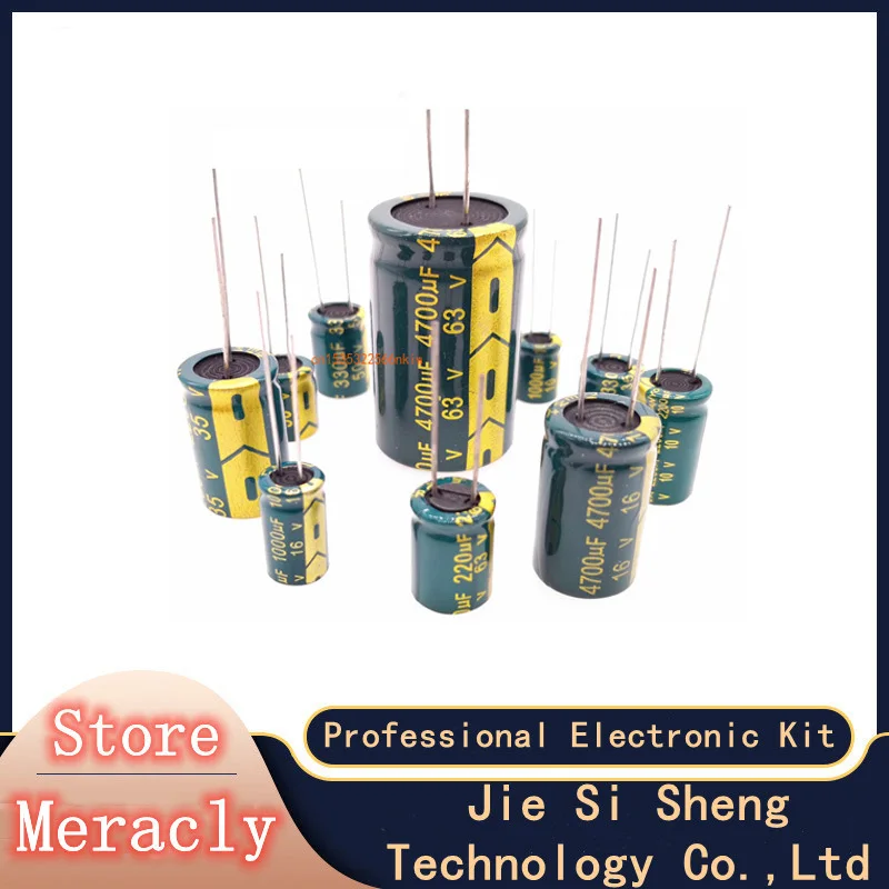 

5-20 штук 10V 16V, алюминиевая крышка, 25В 35В с алюминиевой крышкой, 50В низкая ESR высокочастотный алюминиевый конденсатор с алюминиевой крышкой, 2,2 ...