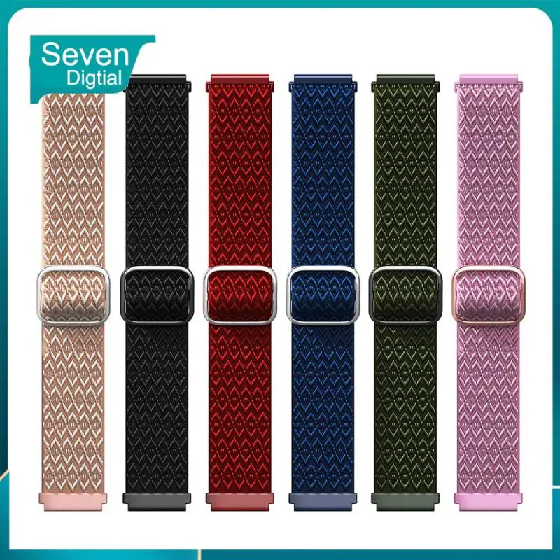 

For Samsung Galaxy Watch4 Replacement Strap Sweatproof Waterproof Elastic Strap Thickened Nylon Watchband Smart Accessories