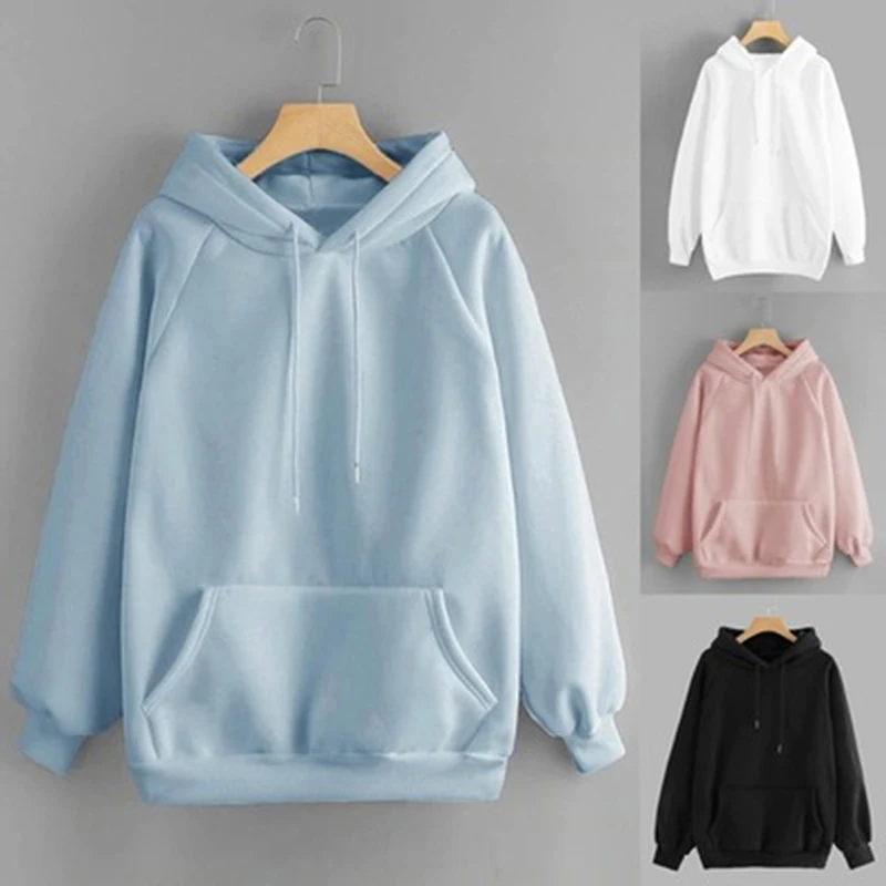 

Hoodies Men Women Solid Color Black Red White Gray Pink Pullover Fleece Fashion Brand Sweatshirts Autumn Winter Casual Tops