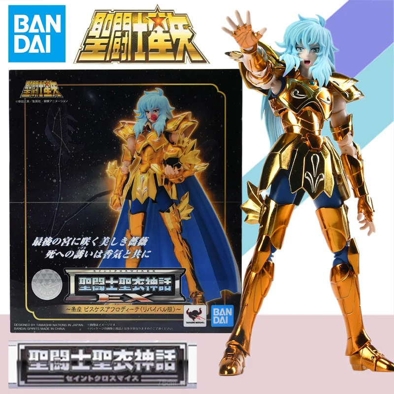 

Bandai Original Saint Cloth Myth EX Saint Seiya Gold Saint Pisces Aphrodite REVIVAL Anime Action Figure Finished Model Toy Gift