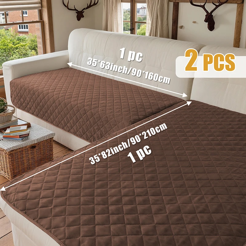 

Секционные чехлы для диванов WANERQU, однотонные, полиэстер