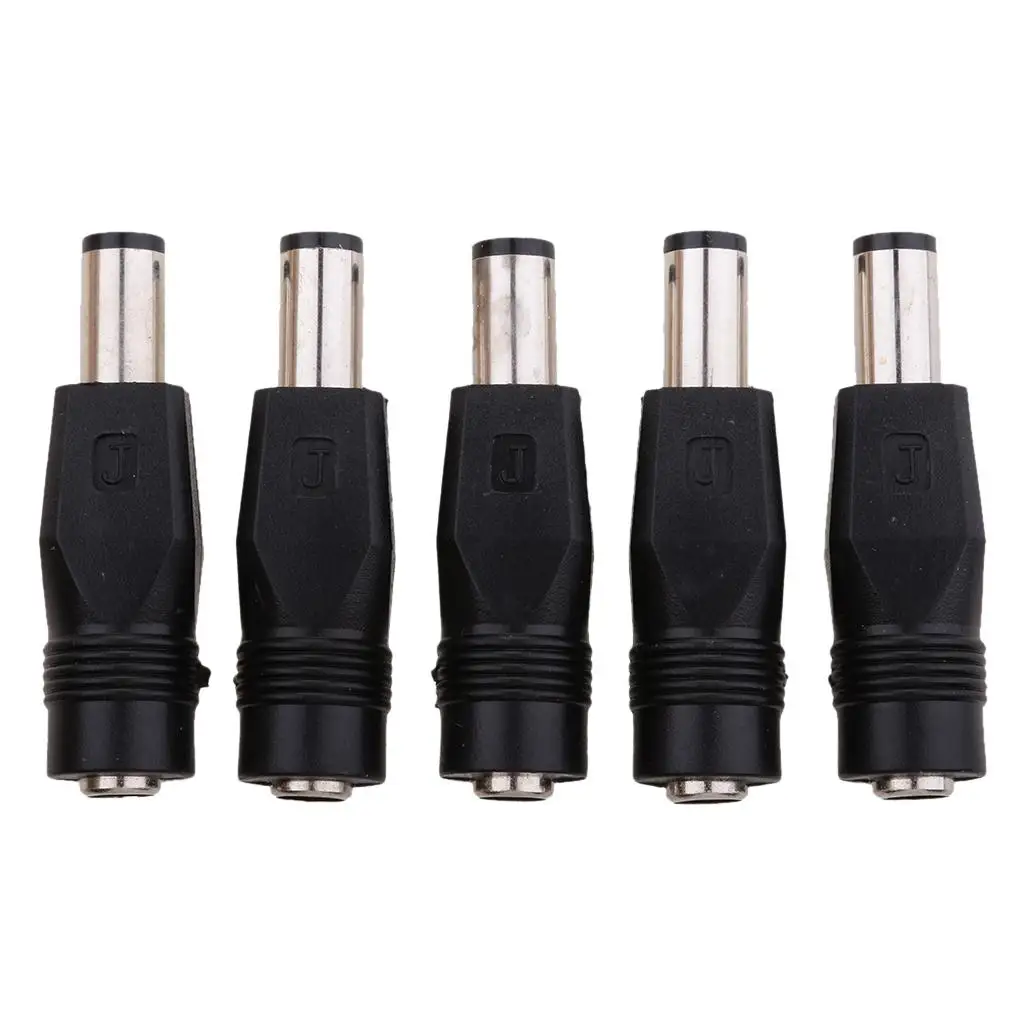 

5pcs 7.4x5.0mm Male to 5.5x2.1mm Female DC Plug Connector For HP