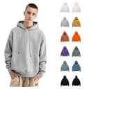 mens 100 cotton pure color pullover long sleeve hooded sweatshirt jacket sweaters 2022 mask skull