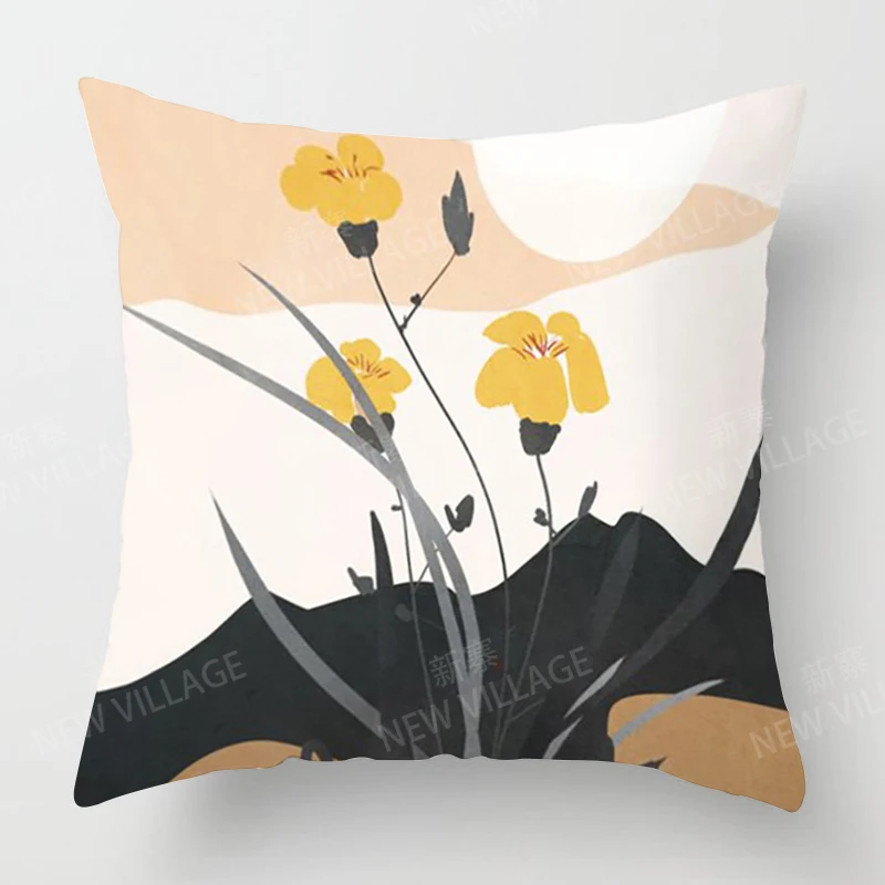 Скандинавский осенний домашний декор осенняя наволочка для диванной подушки