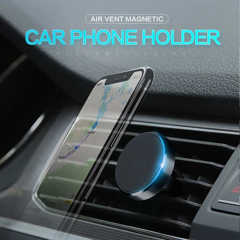 super magnetic car phone holder mobile phone mount for iphone 12 11 samsung xiaomi huawei air vent clip smartphones stand free global shipping