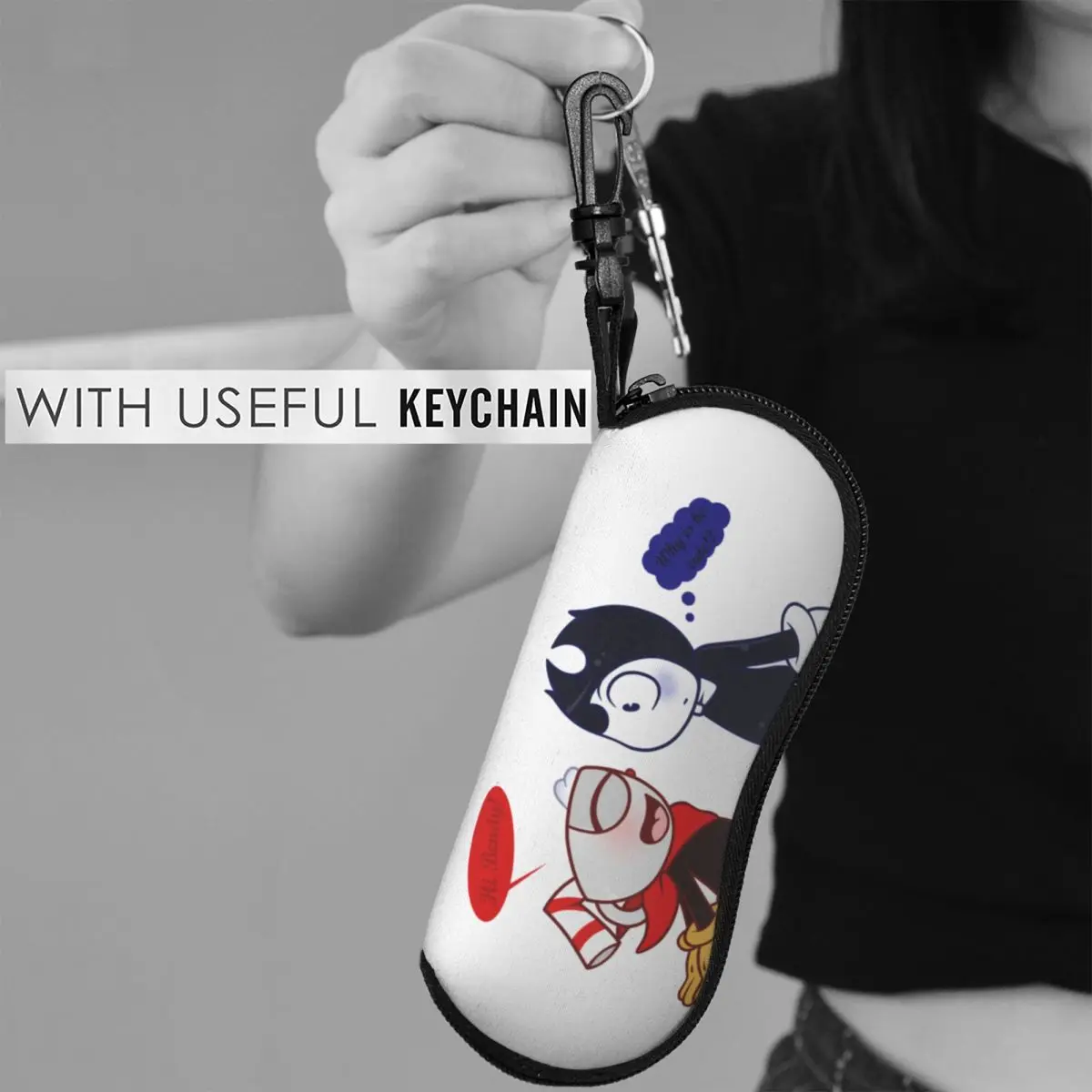 

Складные Горизонтальные очки Cuphead, фотография, ежедневный брелок, мягкий мужской женский фотоальбом
