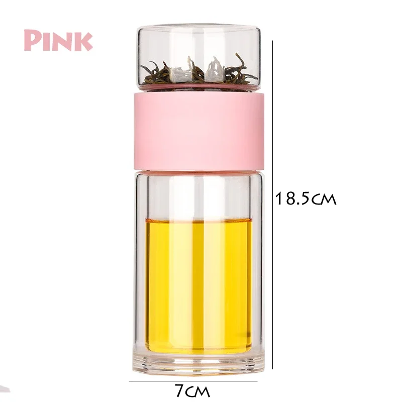 

Стеклянный изолированный стакан для чая 360 мл