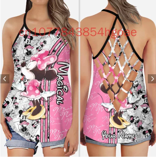 Женская футболка MINISO розового цвета