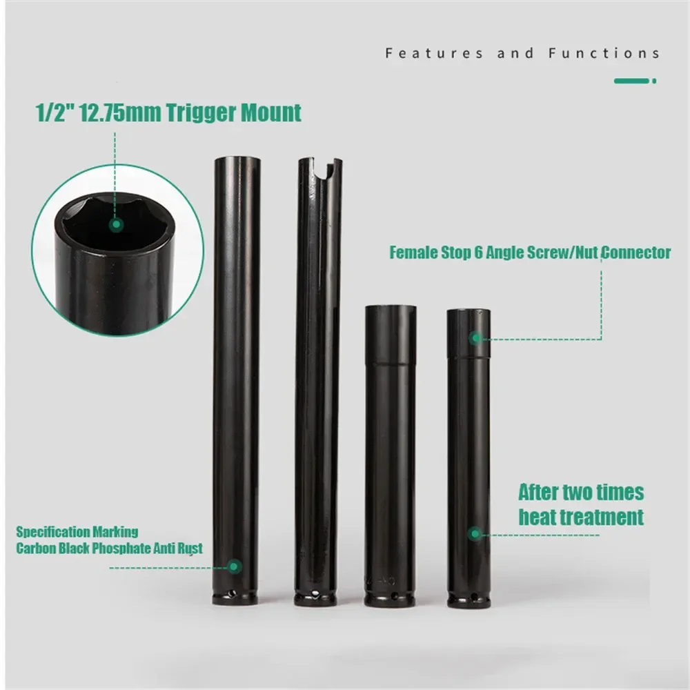 Глубокий ударный шестигранный ключ торцевая головка адаптер привода 1/2 дюйма