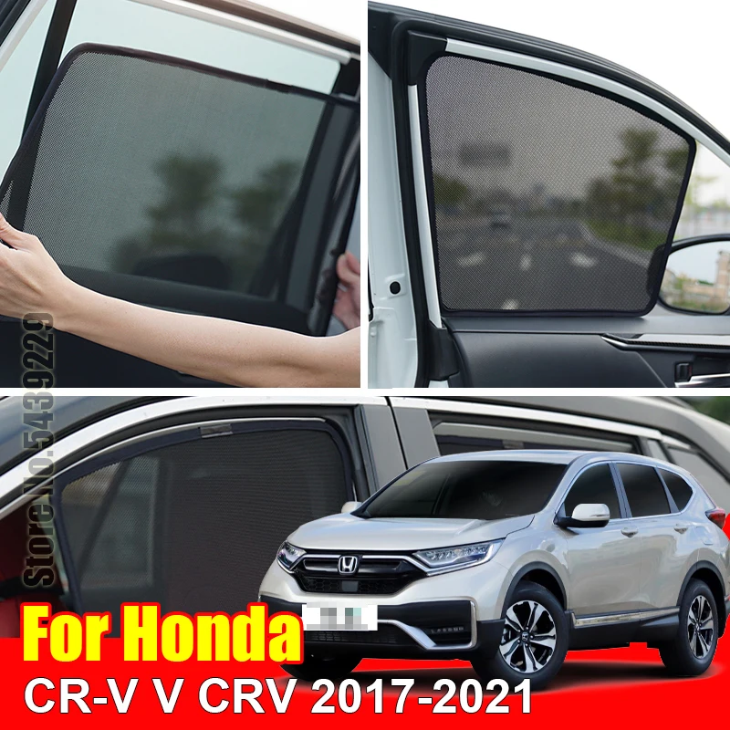 

Для Honda CR-V 2017 2018 2019 2020 2021 V CR магнитный автомобильный солнцезащитный козырек пользовательская сетчатая рамка занавеска искусственный козырек
