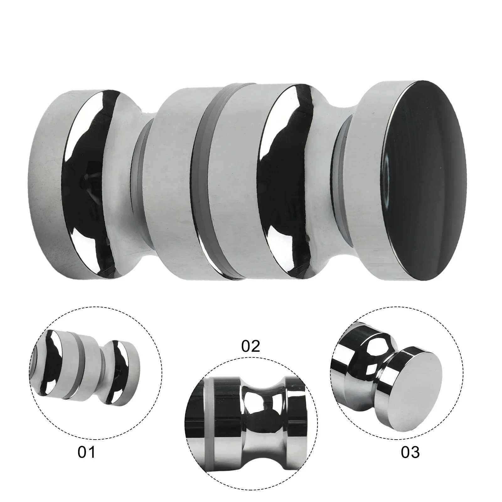 Ручка дверная для шкафов ящиков 62x30 мм