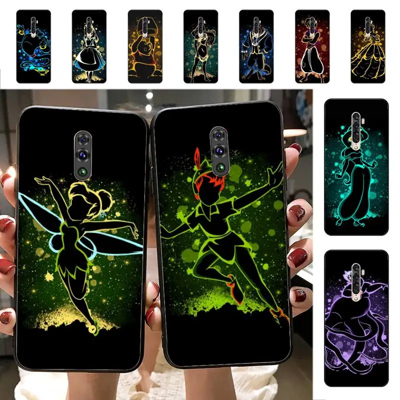 

Disney Elsa Ariel Princess Phone Case for Vivo Y91C Y11 17 19 17 67 81 Oppo A9 2020 Realme c3