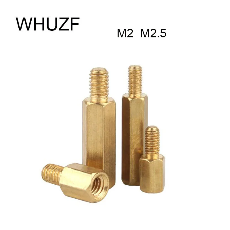 

50/100 шт. M2 M2 M2.5 шестигранные латунные шаговые винты с резьбой печатная плата компьютер ПК материнская плата Проставка B040