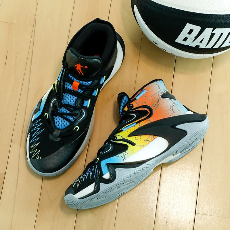 QIAODAN Basketball Shoes Men 2023 Summer New Anti-Slippery Breathable Encapsulated Comfortable Anti-Friction Sneaker XM45210108A