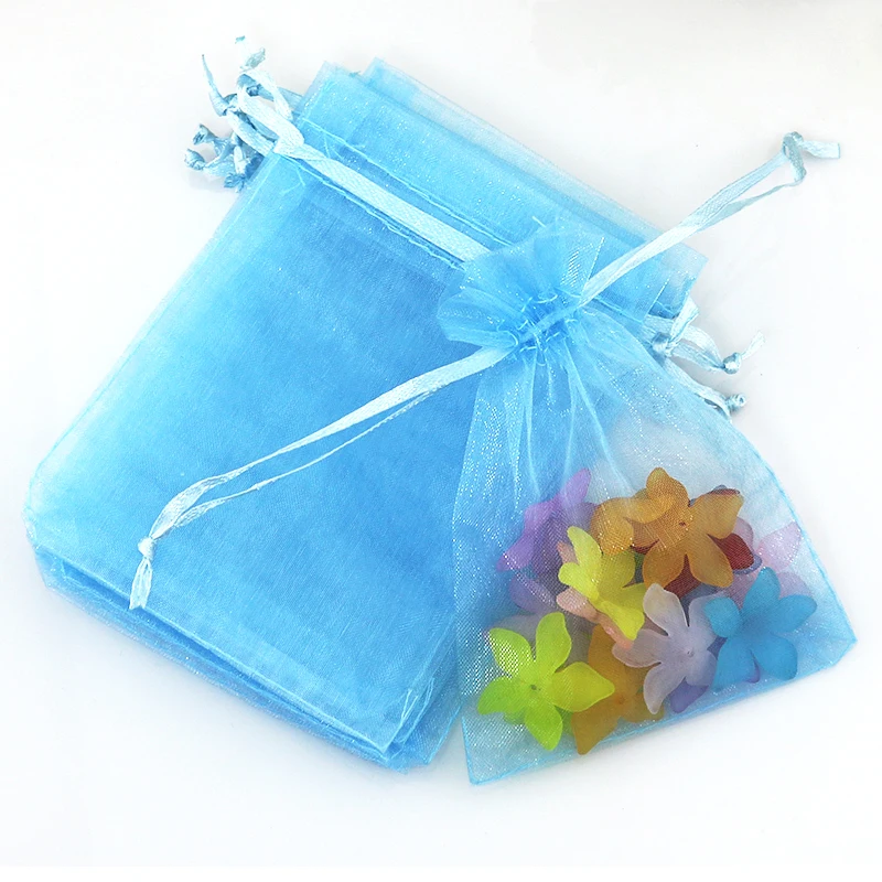 

Drawstring Organza Colorful pretty nice Bags for Wedding Gift Bags Jewelry Packing Pouche Drawstring Organza Bag Packaging