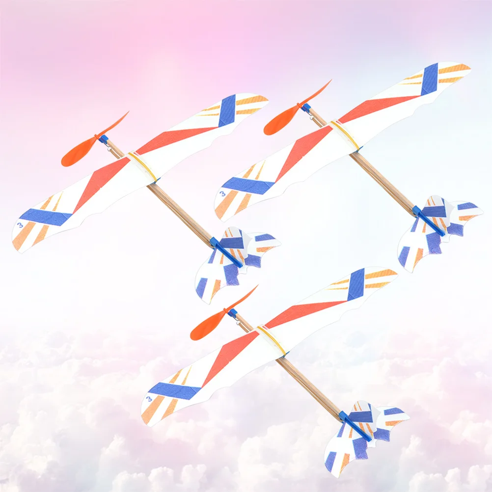 

DIY Creative Aircraft Model Delicate Bird Design Plane Model Rubber Band Powered Aircraft Educational Toy (Random Pattern)