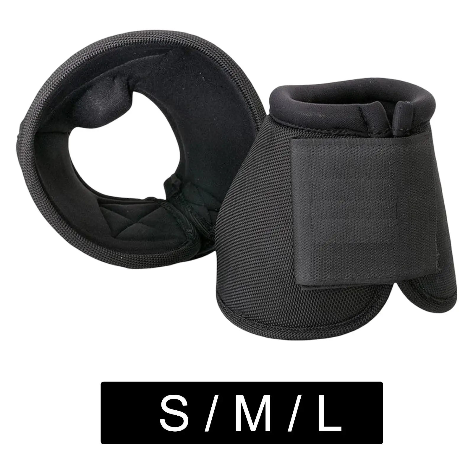 

Soft Rubber Horse Bell Boots Anti Twist Tear Resistant Washable Equine Ballistic Hoof Boot for Protector Equestrian Accessories