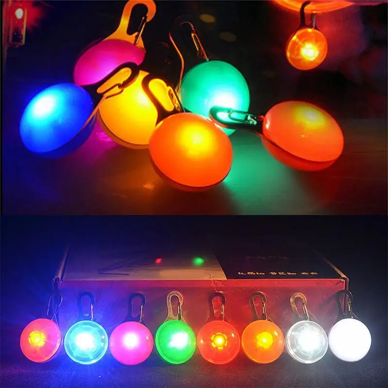 Светодиодный фонарик ошейник для собак светящийся Подвесной Ожерелье Яркий