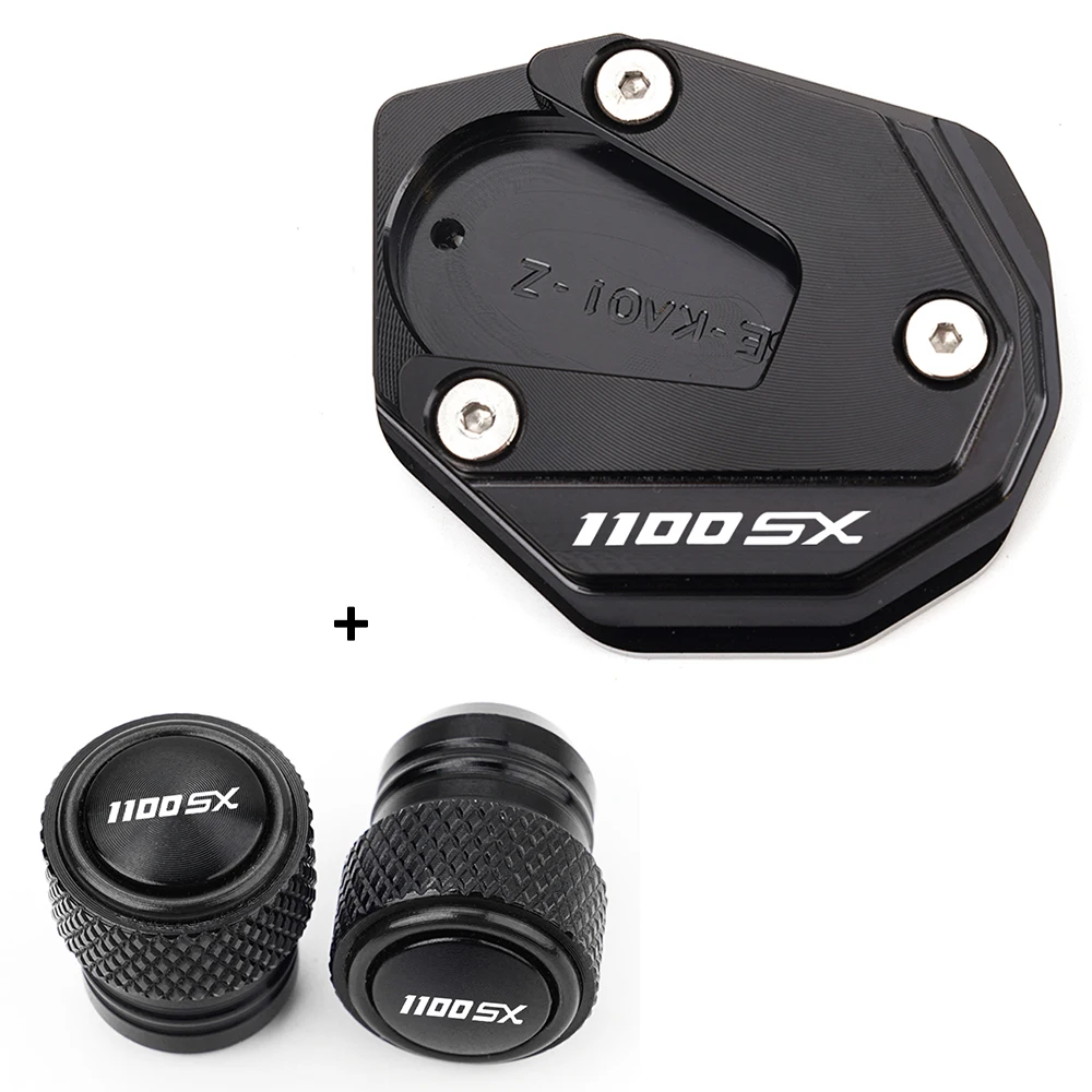 

Для KAWASAKI Ninja1100SX SE Ninja 1100SX SE 2024 2025 мотоцикла увеличенная пластина с ЧПУ, боковая подставка для ног, подставка для ног, колпачки клапанов шин