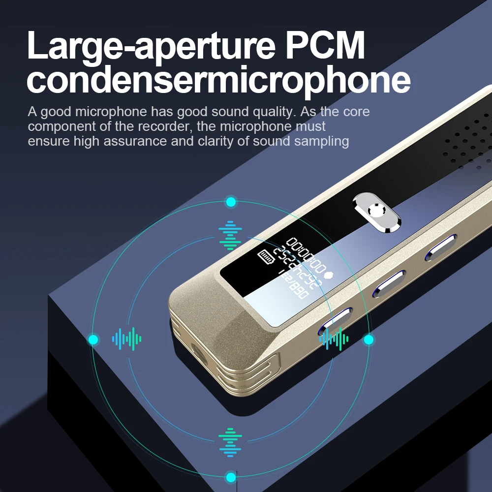 

8GB TO 32GB Digital Voice Recorder Pen with LED Display Audio Recorder For News Interviews Business Negotiations Meeting Record