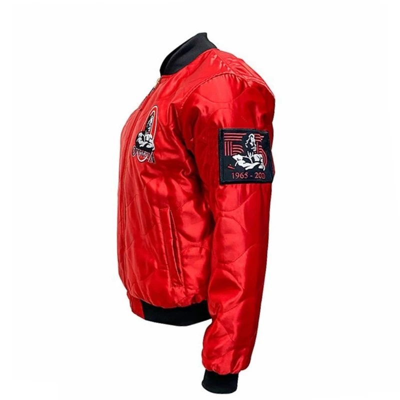 New OLYMPIA Jacket Winter Large Size Cotton Jacket Sports Fitness Thicken Stand Collar Embroidered Cotton Jacket