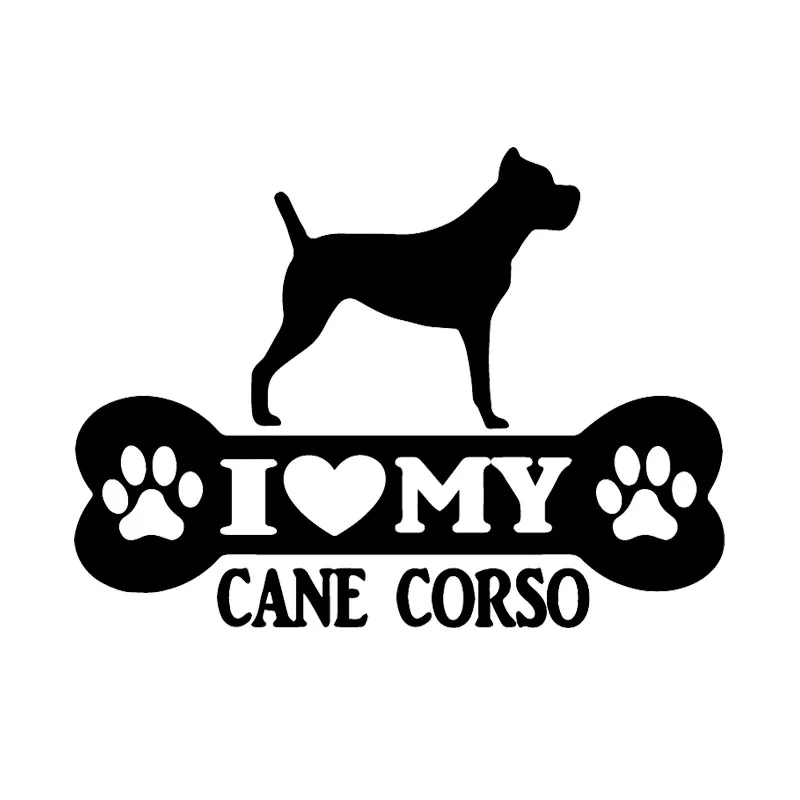 Jpct My Walking Stick Corso Bone Car Sticker Cross Country Diesel Car Accessories Decoration Refrigerator Car Fun Decal PVC