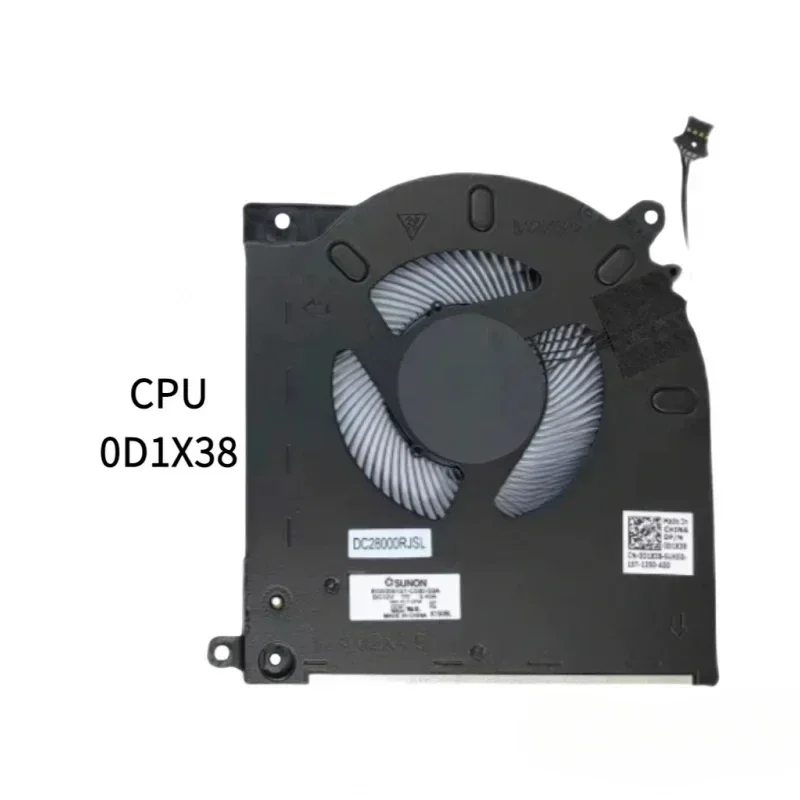 Вентилятор охлаждения процессора и графического для Dell Alienware M15 R3 0D1X38 D1X38 0TG9V0 TG9V0